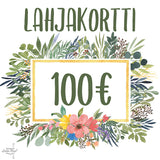 lahjakortti 100 €